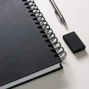Small notes stationery set — illustrative stock photograph